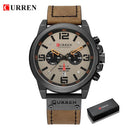 CURREN Chronograph Military Sport Watch Stylish Waterproof CURREN Chronograph Military Sport Watch Stylish Waterproof
