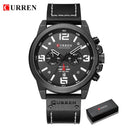CURREN Chronograph Military Sport Watch Stylish Waterproof CURREN Chronograph Military Sport Watch Stylish Waterproof