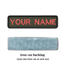 Custom Army Green Text Embroidery Patch Personalized Badge Custom Army Green Text Embroidery Patch Personalized Badge