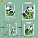 Cute Panda Micro Building Blocks Creative DIY City Toy Set Cute Panda Micro Building Blocks Creative DIY City Toy Set