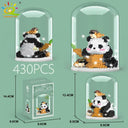 Cute Panda Micro Building Blocks Creative DIY City Toy Set Cute Panda Micro Building Blocks Creative DIY City Toy Set
