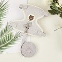 Cute Rabbit Harness and Leash Set for Outdoor Walking Pets Cute Rabbit Harness and Leash Set for Outdoor Walking Pets