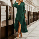 Dillamon European and American Women's Solid Color Lace Dress Dillamon European and American Women's Solid Color Lace Dress