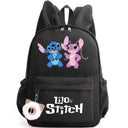 Disney Lilo & Stitch Unisex Backpack with Rabbit Ears Cute Disney Lilo & Stitch Unisex Backpack with Rabbit Ears Cute
