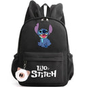Disney Lilo & Stitch Unisex Backpack with Rabbit Ears Cute Disney Lilo & Stitch Unisex Backpack with Rabbit Ears Cute