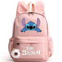 Disney Lilo & Stitch Unisex Backpack with Rabbit Ears Cute Disney Lilo & Stitch Unisex Backpack with Rabbit Ears Cute