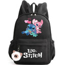 Disney Lilo & Stitch Unisex Backpack with Rabbit Ears Cute Disney Lilo & Stitch Unisex Backpack with Rabbit Ears Cute