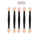 Disposable Dual Eyeshadow Brush Set with Sponge & Nylon Bristles Disposable Dual Eyeshadow Brush Set with Sponge & Nylon Bristles