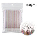 Disposable Precision Eyelash Extension Brushes - 100 Micro Brushes Disposable Precision Eyelash Extension Brushes - 100 Micro Brushes