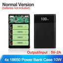 DIY 18650 Power Bank Case Dual USB C Fast Charging 22.5W DIY 18650 Power Bank Case Dual USB C Fast Charging 22.5W