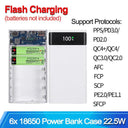 DIY 18650 Power Bank Case Dual USB-C Fast Charging 22.5W DIY 18650 Power Bank Case Dual USB-C Fast Charging 22.5W