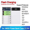 DIY 18650 Power Bank Case Dual USB C Fast Charging 22.5W DIY 18650 Power Bank Case Dual USB C Fast Charging 22.5W