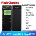 DIY 18650 Power Bank Case Dual USB-C Fast Charging 22.5W DIY 18650 Power Bank Case Dual USB-C Fast Charging 22.5W