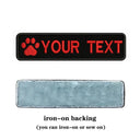 Custom Dog Paw Embroidery Patch: Personalized Pet Style Custom Dog Paw Embroidery Patch: Personalized Pet Style