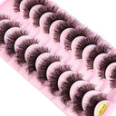Dramatic Cat-Eye Faux Mink Wispy Lashes for Volume Dramatic Cat-Eye Faux Mink Wispy Lashes for Volume