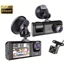 DriveGuard 3-Camera Dash Cam System With Night Vision Pro - 1080P Front And Rear DriveGuard 3-Camera Dash Cam System With Night Vision Pro - 1080P Front And Rear