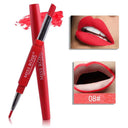 Dual-Ended Lipstick Pencil Set - Matte Waterproof Lip Liner Dual-Ended Lipstick Pencil Set - Matte Waterproof Lip Liner