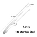 Durable Stainless Steel BBQ Grill Tongs for Outdoor Cooking Durable Stainless Steel BBQ Grill Tongs for Outdoor Cooking