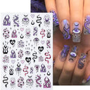 Easter Bunny Nail Stickers Playful Design for Festive Nails Easter Bunny Nail Stickers Playful Design for Festive Nails
