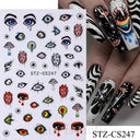 Easter Bunny Nail Stickers Playful Design for Festive Nails Easter Bunny Nail Stickers Playful Design for Festive Nails