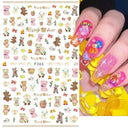 Easter Bunny Nail Stickers Playful Design for Festive Nails Easter Bunny Nail Stickers Playful Design for Festive Nails