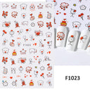 Easter Bunny Nail Stickers Playful Design for Festive Nails Easter Bunny Nail Stickers Playful Design for Festive Nails