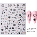 Easter Bunny Nail Stickers Playful Design for Festive Nails Easter Bunny Nail Stickers Playful Design for Festive Nails
