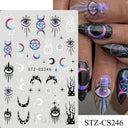 Easter Bunny Nail Stickers Playful Design for Festive Nails Easter Bunny Nail Stickers Playful Design for Festive Nails