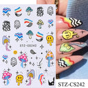 Easter Bunny Nail Stickers Playful Design for Festive Nails Easter Bunny Nail Stickers Playful Design for Festive Nails