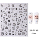 Easter Bunny Nail Stickers Playful Design for Festive Nails Easter Bunny Nail Stickers Playful Design for Festive Nails