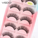 Eco-Friendly 3D Mink Wispy Lashes Set - 5 Pairs Long Eco-Friendly 3D Mink Wispy Lashes Set - 5 Pairs Long