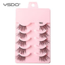 Eco-Friendly 3D Mink Wispy Lashes Set - 5 Pairs Long Eco-Friendly 3D Mink Wispy Lashes Set - 5 Pairs Long