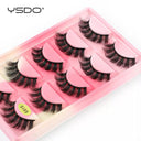 Eco-Friendly 3D Mink Wispy Lashes Set - 5 Pairs Long Eco-Friendly 3D Mink Wispy Lashes Set - 5 Pairs Long