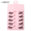 Eco-Friendly 3D Mink Wispy Lashes Set - 5 Pairs Long Eco-Friendly 3D Mink Wispy Lashes Set - 5 Pairs Long