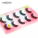 Eco-Friendly 3D Mink Wispy Lashes Set - 5 Pairs Long Eco-Friendly 3D Mink Wispy Lashes Set - 5 Pairs Long