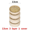 Eco-Friendly Bamboo Steamer Set for Cooking Fish Rice Vegetables Eco-Friendly Bamboo Steamer Set for Cooking Fish Rice Vegetables