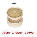 Eco-Friendly Bamboo Steamer Set for Cooking Fish Rice Vegetables Eco-Friendly Bamboo Steamer Set for Cooking Fish Rice Vegetables