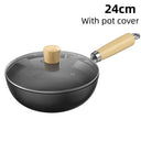 Eco Friendly Non Stick Cast Iron Wok Pan For Cooktops Eco Friendly Non Stick Cast Iron Wok Pan For Cooktops