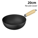 Eco Friendly Non Stick Cast Iron Wok Pan For Cooktops Eco Friendly Non Stick Cast Iron Wok Pan For Cooktops