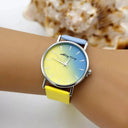 Elegant Gradient Ramp Womens Quartz Wristwatch Timepiece Elegant Gradient Ramp Womens Quartz Wristwatch Timepiece
