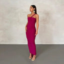 Elegant Halterneck Wool Dress Chic Women's Fashion 2023 Elegant Halterneck Wool Dress Chic Women's Fashion 2023