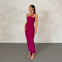 Elegant Halterneck Wool Dress Chic Women's Fashion 2023 Elegant Halterneck Wool Dress Chic Women's Fashion 2023