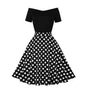 Elegant Polka Dot Dress Graceful Stylish Performance Choice Elegant Polka Dot Dress Graceful Stylish Performance Choice
