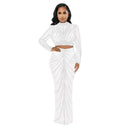 Elegant Rhinestone Mesh Maxi Dress For Women Clubwear Elegant Rhinestone Mesh Maxi Dress For Women Clubwear