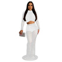 Elegant Rhinestone Mesh Maxi Dress For Women Clubwear Elegant Rhinestone Mesh Maxi Dress For Women Clubwear