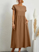 Elegant Vintage Maxi Dress Retro Harajuku Style Women Elegant Vintage Maxi Dress Retro Harajuku Style Women