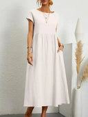 Elegant Vintage Maxi Dress Retro Harajuku Style Women Elegant Vintage Maxi Dress Retro Harajuku Style Women