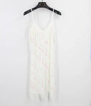 Elegant White Latin Dance Skirt Stylish Performance Wear Elegant White Latin Dance Skirt Stylish Performance Wear