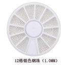 Elegant White Nail Art Pearl And Rhinestone Manicure Kit Set Elegant White Nail Art Pearl And Rhinestone Manicure Kit Set