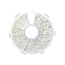 Elegant White Nail Art Pearl And Rhinestone Manicure Kit Set Elegant White Nail Art Pearl And Rhinestone Manicure Kit Set